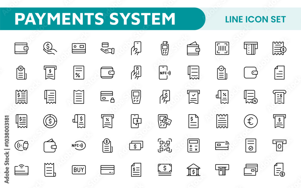 Digital Payments Icon Set. Sleek and modern icons for e-commerce, online transactions, and fintech apps, designed to enhance user interfaces and streamline payment processes. Digital Payments Icon Set. Sleek and modern icons for e-commerce, online transactions, and fintech apps, designed to enhance user interfaces and streamline payment processes.