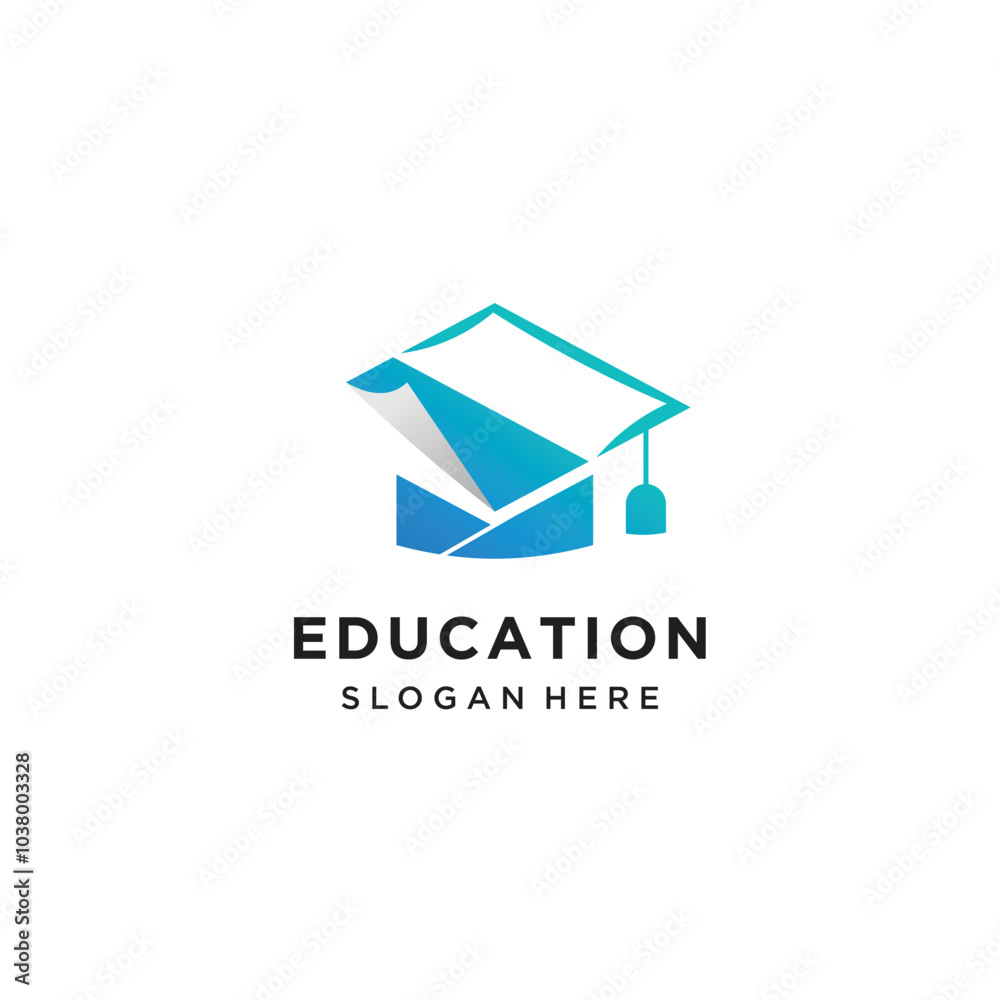 Education icon vector logo design with creative concept Premium Vector Education icon vector logo design with creative concept Premium Vector
