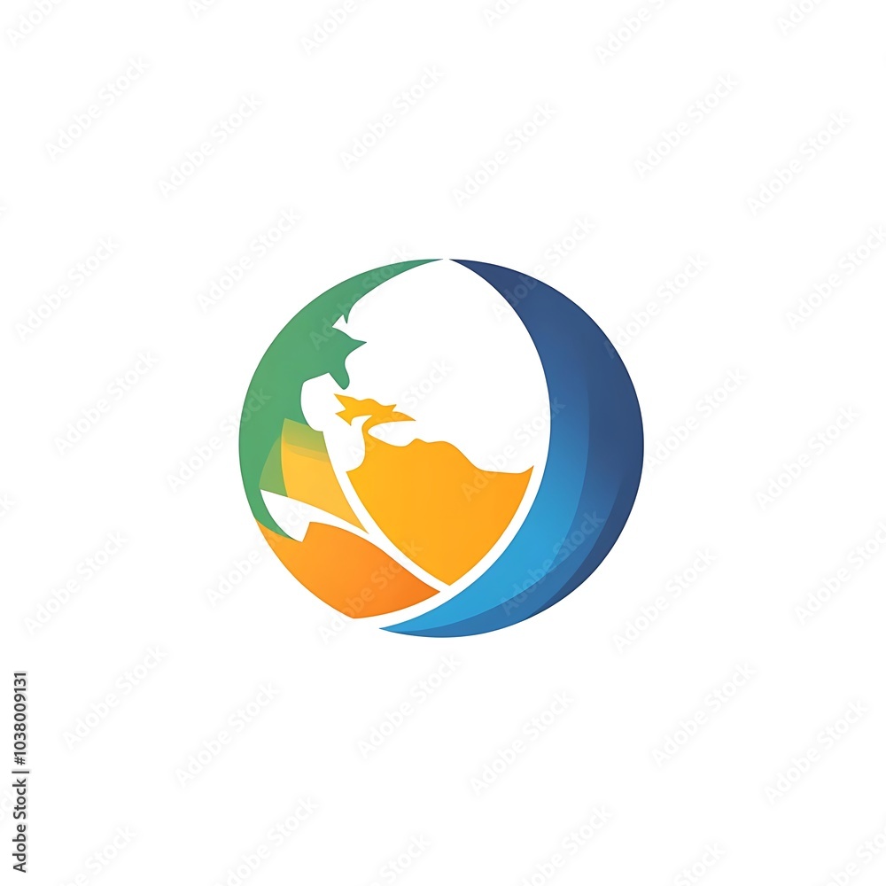 A stylized globe design representing global connectivity and sustainability. A stylized globe design representing global connectivity and sustainability.