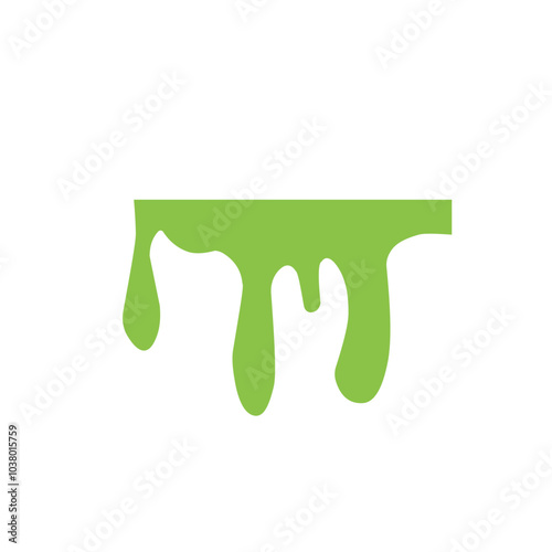 banner dripping green 