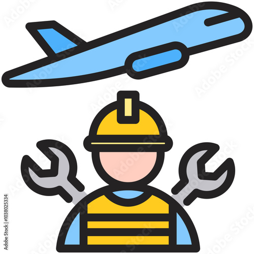 Aircraft Maintenance Icon