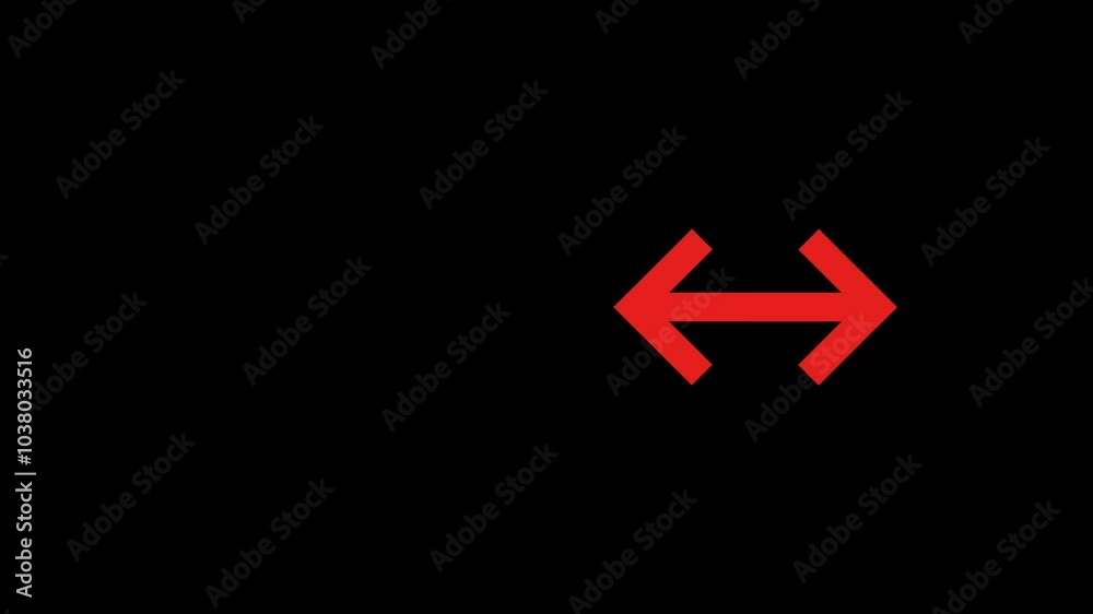 Left Arrow pointing animation Left Arrow pointing animation