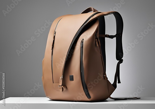The backpack is on a white background.
