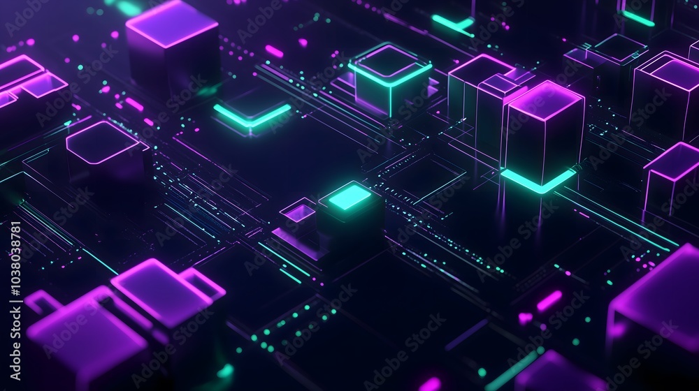 a abstract purple technology background a abstract purple technology background