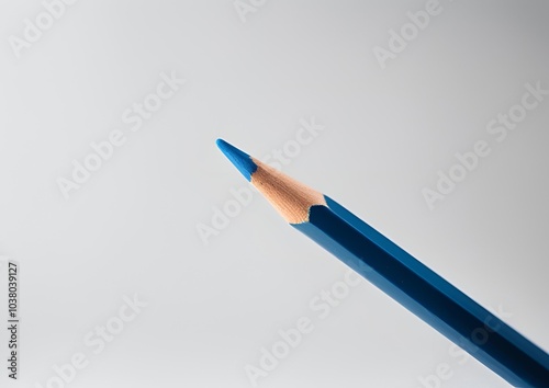 Bright colored pencils on a white background.
