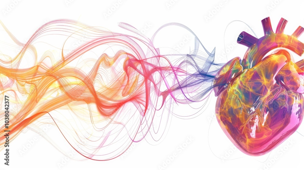 a minimalist representation of the human heart as a pulsating energy source, radiating waves of love and vitality into the surrounding space a minimalist representation of the human heart as a pulsating energy source, radiating waves of love and vitality into the surrounding space