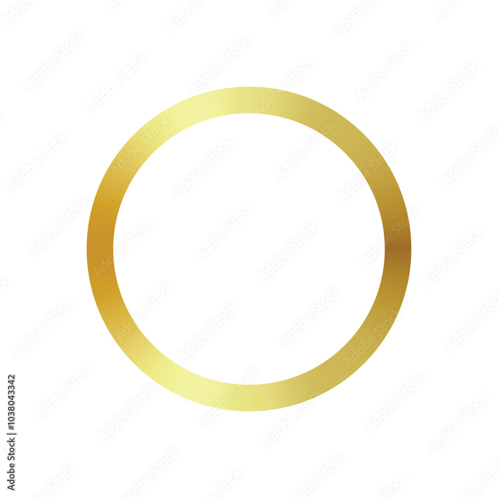 Gold metal photo frame design. Vector illustration Gold metal photo frame design. Vector illustration