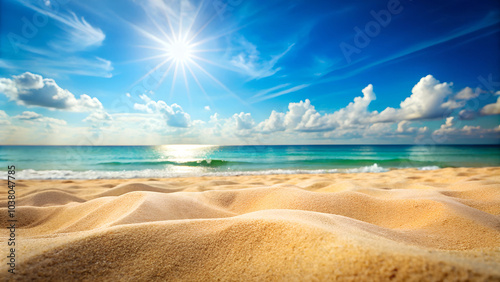 beach with palm trees