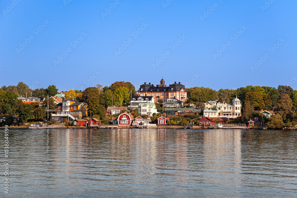 Vaxholm Island, Stockholm archipelago,Stockholm, Sweden,Scandinavia, Europe Vaxholm Island, Stockholm archipelago,Stockholm, Sweden,Scandinavia, Europe