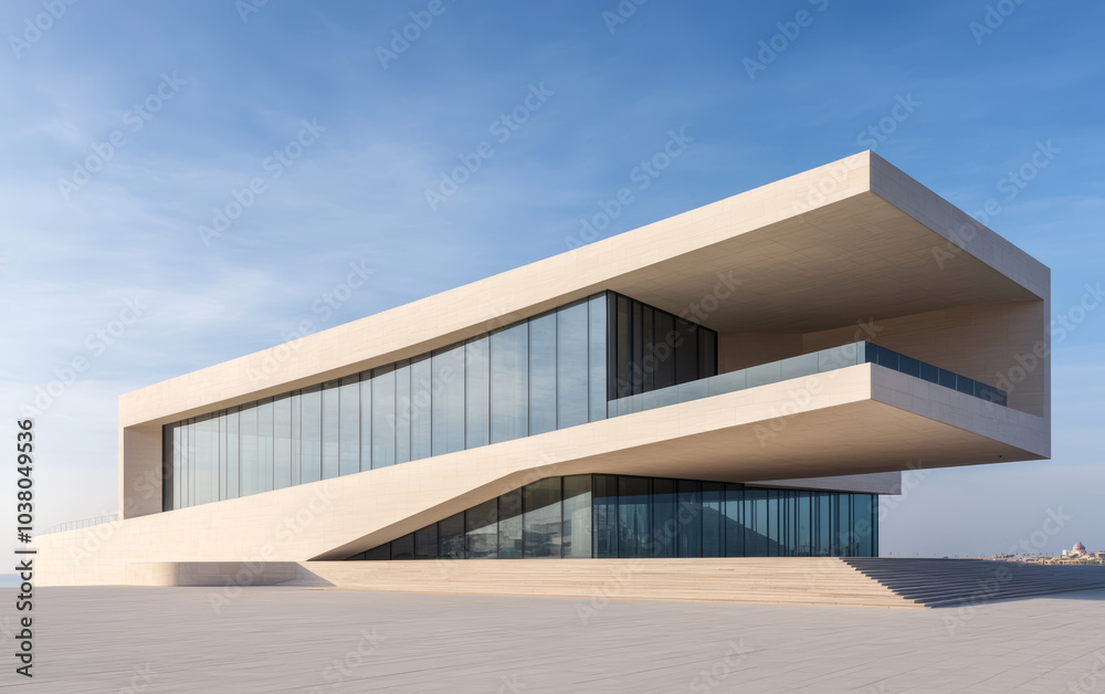 Minimalist modern architecture and spatial structure
Minimalist modern architecture and spatial structure