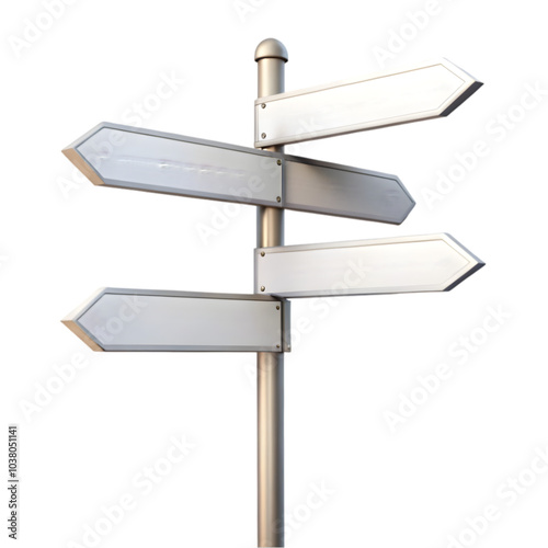 signpost isolated on transparent background