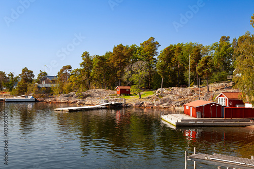 Canvas Print Viggsö Island, Stockholm archipelago,Stockholm, Sweden,Scandinavia, Europe