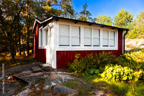 Photography Small cottage,Viggsö Island, Stockholm archipelago,Stockholm, Sweden,Scandinavia