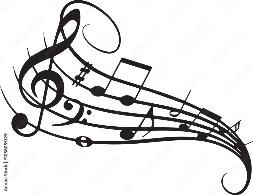 Obraz premium music, musical, sound vectors design