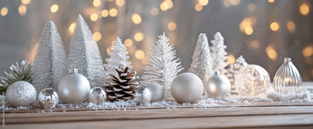 The Silver Christmas Decorations The Silver Christmas Decorations