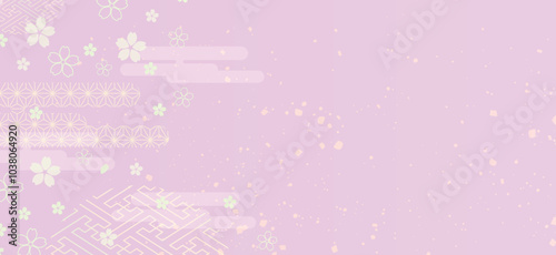 お正月の和風背景