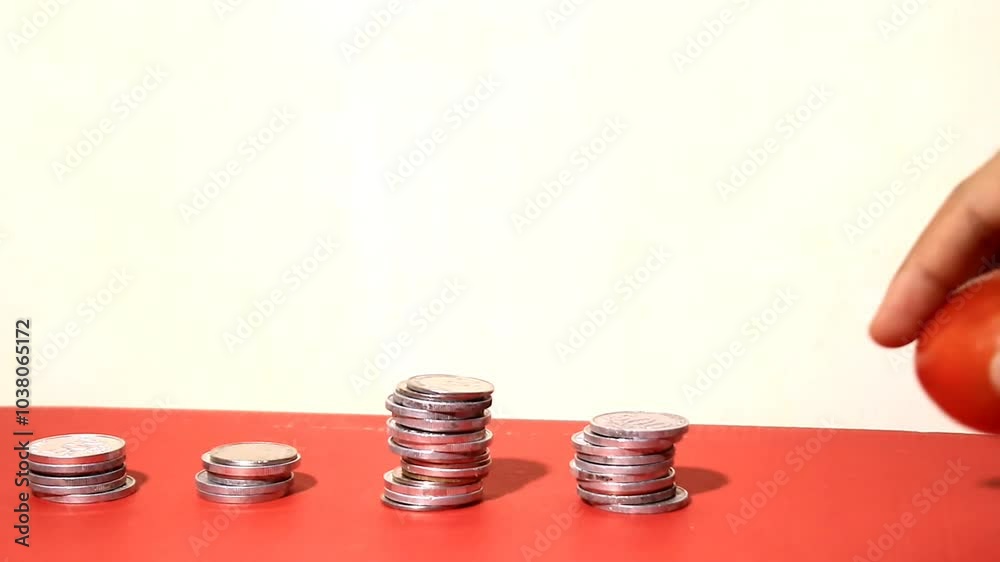 person putting coin into a coin