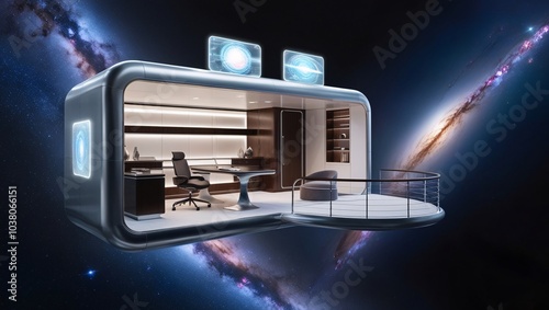 interior of a modern office