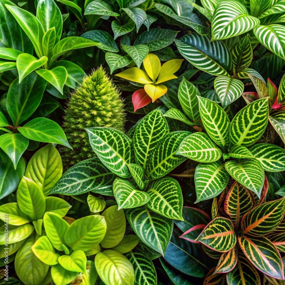 Naklejka premium leaves background