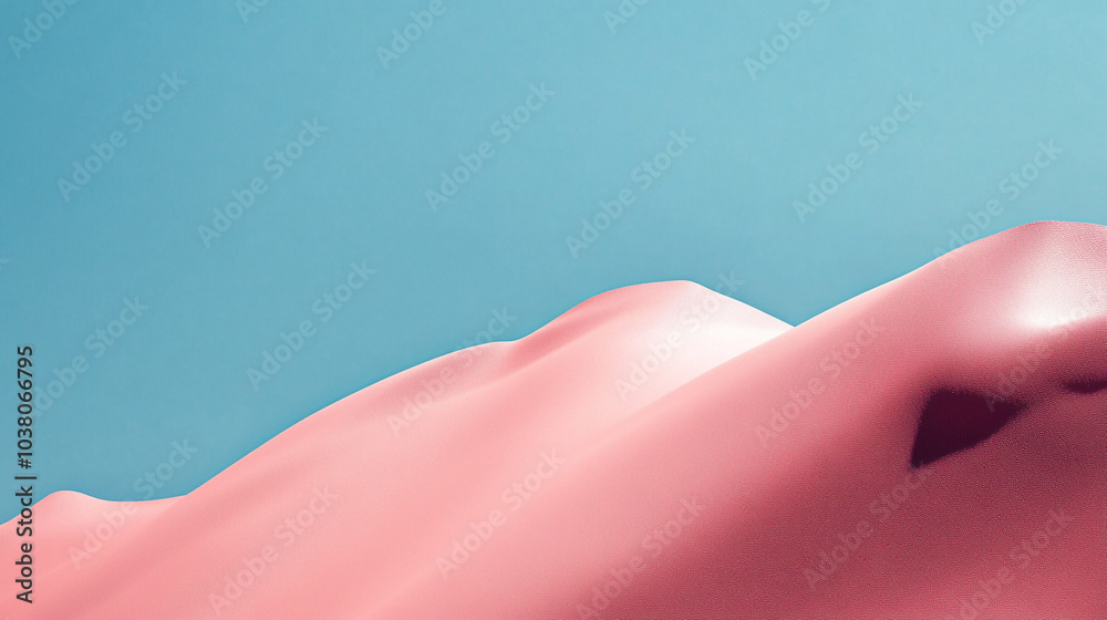 Obraz premium abstract 3d render pink background. wallpaper concept