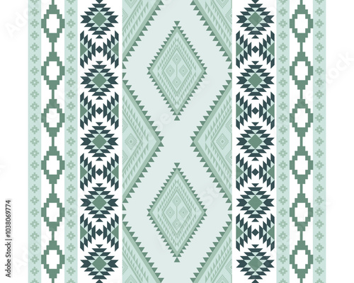 abstract Traditional geometric ethnic fabric pattern ornate elements with ethnic patterns design for textiles, rugs, clothing, sarong, scarf, batik, wrap, embroidery, print, curtain, carpe