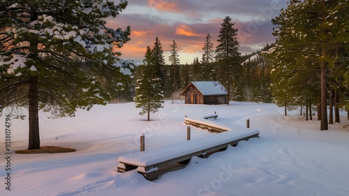 winter in the park
