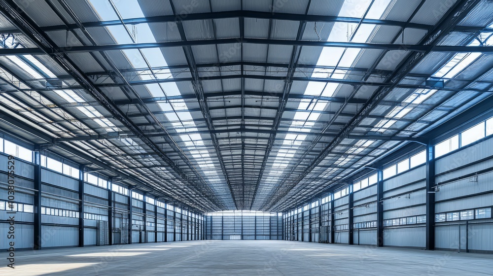 Warehouse with Metal Frame Warehouse with Metal Frame