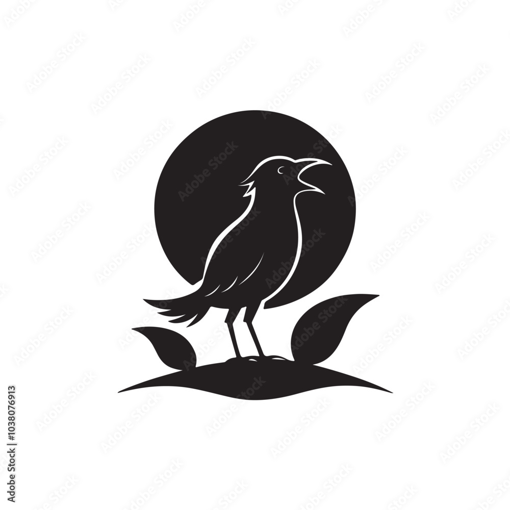 Fototapeta premium Natural Bird Silhouette Design 