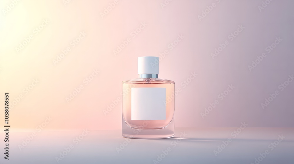 Mock up of minimal elegant perfume bottle. Stylish parfumerie banner. Mock up of minimal elegant perfume bottle. Stylish parfumerie banner.