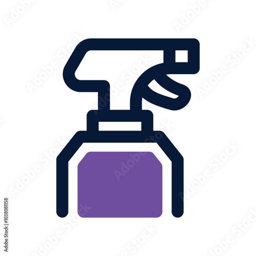 spray icon. vector dual tone icon for your website, mobile, presentation, and logo design.