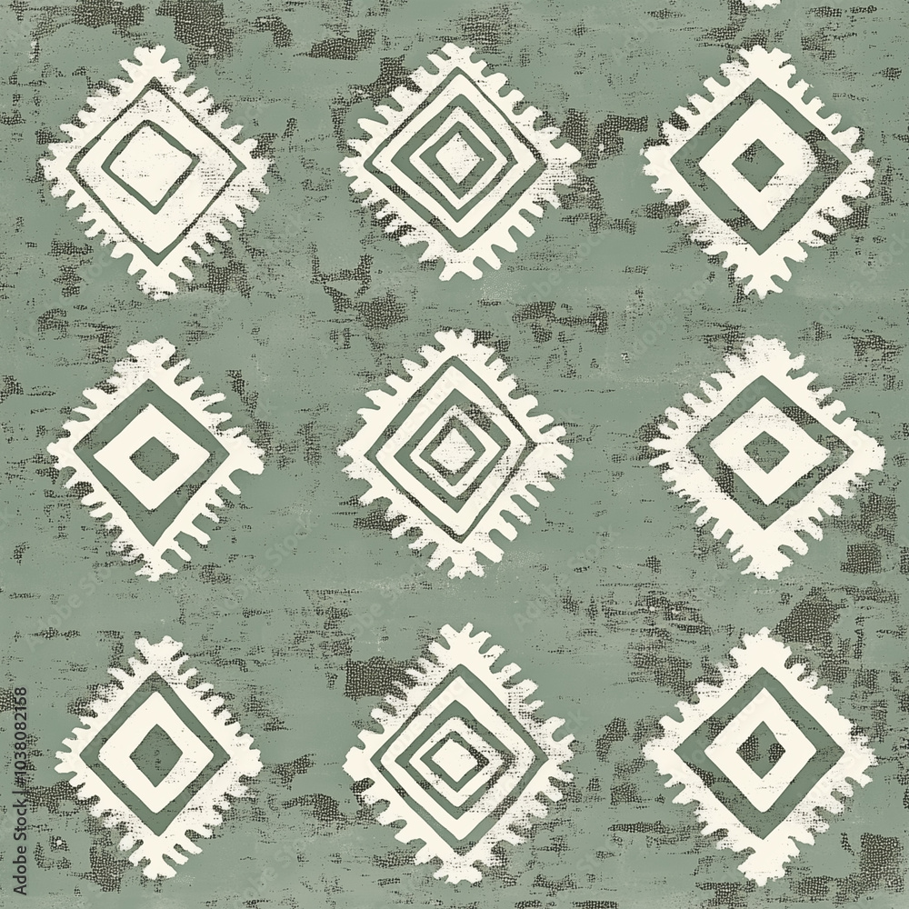background abstract Sage Green Boho Mud Cloth Pattern background abstract Sage Green Boho Mud Cloth Pattern