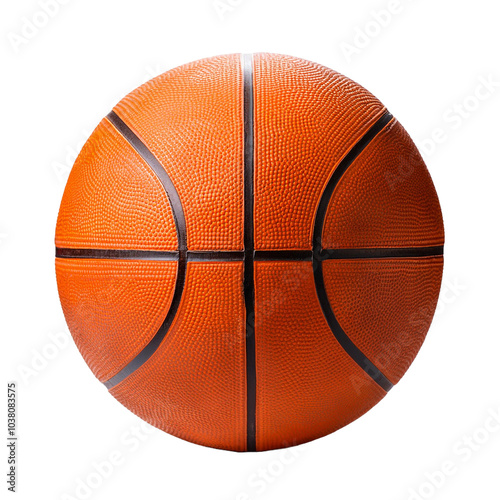Basketball isolated on white background