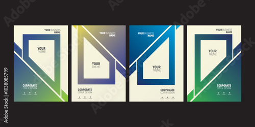 Corporate Cover Design Template Set