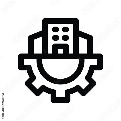company icon. vector line icon for your website, mobile, presentation, and logo design.