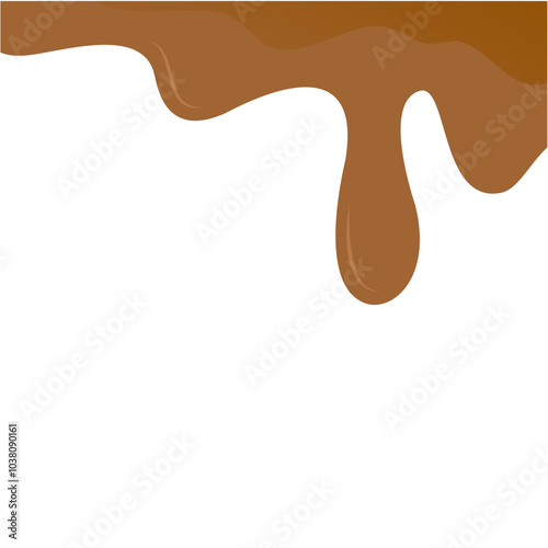 Melted Chocolate Illustration  
