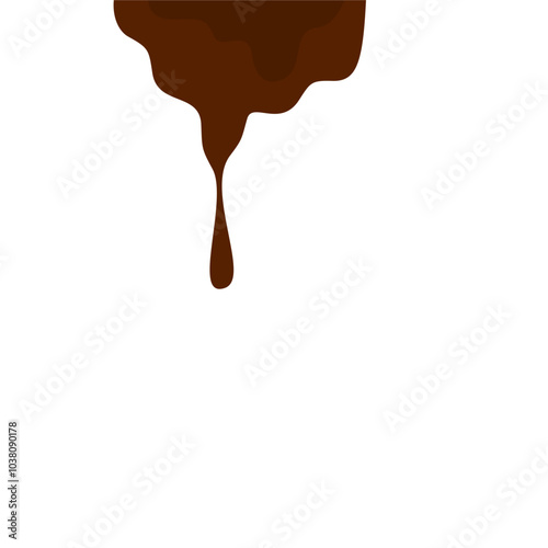 Melted Chocolate Illustration  
