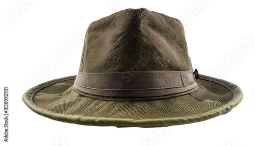 Fishing hat isolated on white background