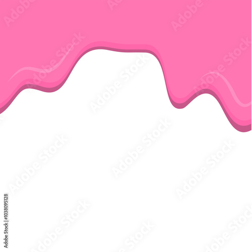 Strawberry Cream or Pink Melt Illustration 