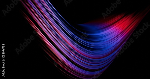 abstract modern gradient background red and blue, 3d rendering