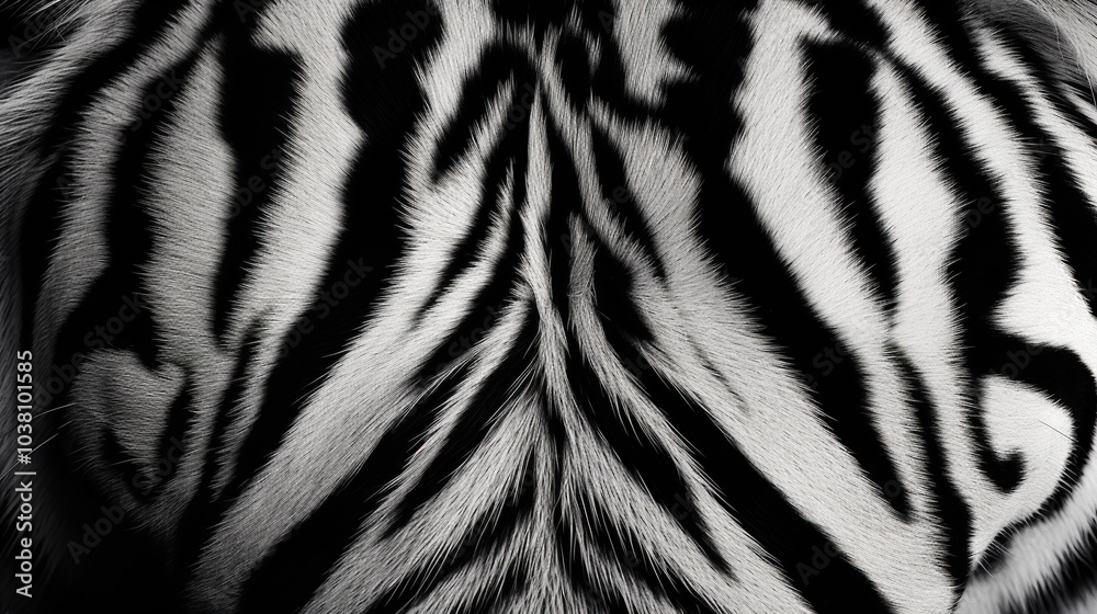 Black and white zebra skin pattern background. Black and white zebra skin pattern background.