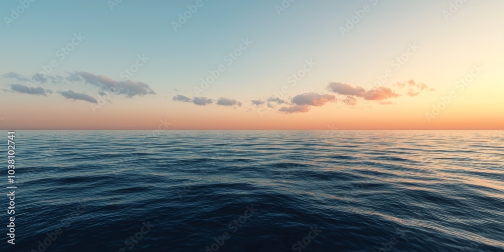 Obraz premium Vast Wind Farm by the Sea at Sunset