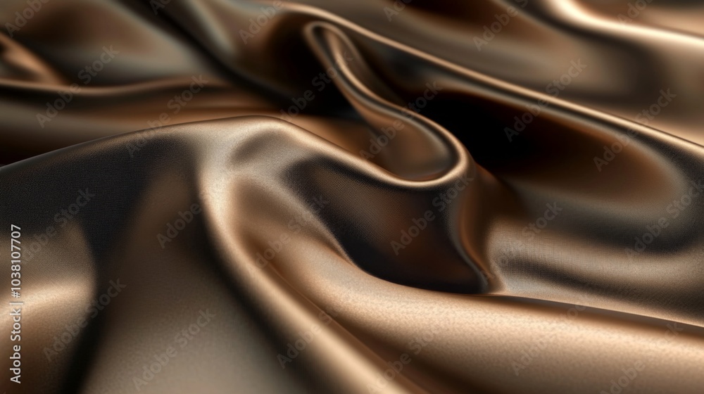 Fototapeta premium Smooth Metallic Surface with Gentle Lighting and Soft Focus