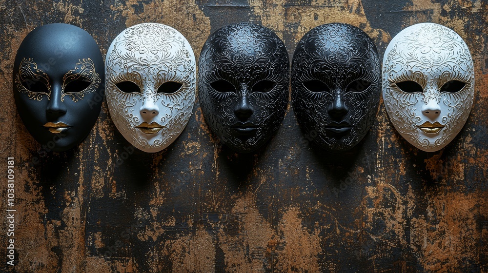 Elegant Masks for New Year’s Eve Celebration Elegant Masks for New Year’s Eve Celebration