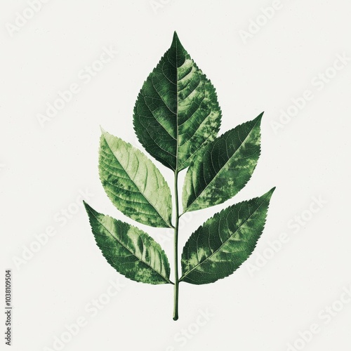 Abstract Leaf Design for Sustainability and Nature Themes