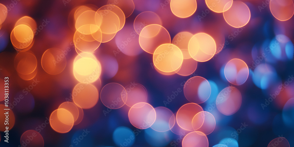 Festive Blue Bokeh Lights Background Festive Blue Bokeh Lights Background
