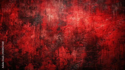 Artistic digital design featuring a scratched red grunge texture on a black background, ideal for modern aesthetics, graphic art, and textured background applications.