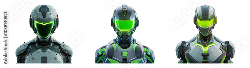 PNG Futuristic Robot Armor Concepts for Sci-Fi Themes