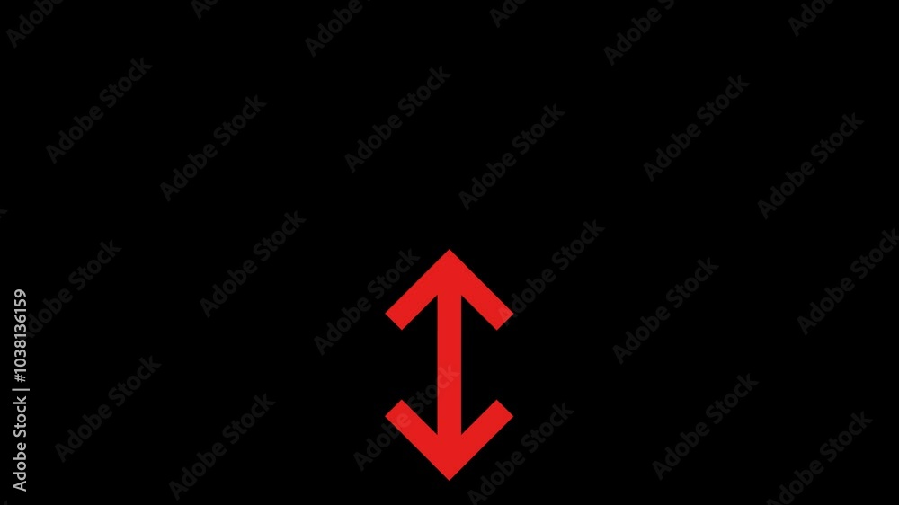 Up Arrow Pointing drag Animation Up Arrow Pointing drag Animation