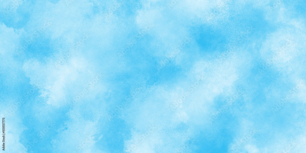 shiny and clear painted light blue clouds watercolor background, sky clouds for wallpaper backdrop background, watercolor abstract texture with white clouds and blue sky. shiny and clear painted light blue clouds watercolor background, sky clouds for wallpaper backdrop background, watercolor abstract texture with white clouds and blue sky.