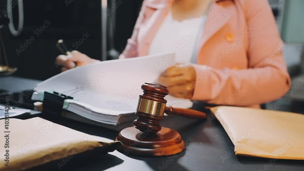 Young Asian lawyer or legal advisor explaining details of business contract agreement with investor taking notes for review and analysis in joining business in office real estate project. Young Asian lawyer or legal advisor explaining details of business contract agreement with investor taking notes for review and analysis in joining business in office real estate project.